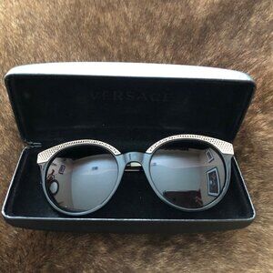 Versace Black/Gold Women's sunglasses